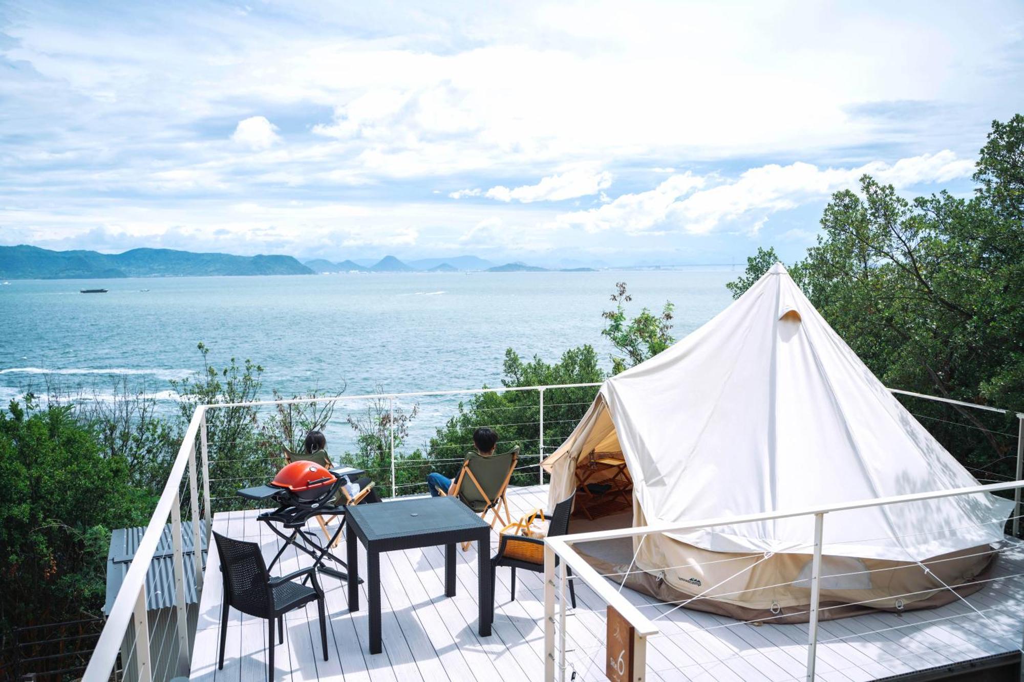 てんとうみ 渋川海岸グランピング Tentoumi Shibukawa Beach Glamping Tamano Экстерьер фото